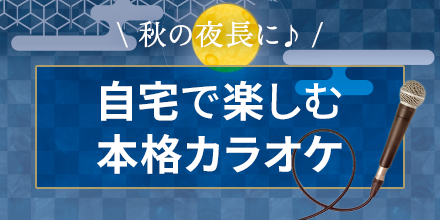 自宅で楽しむ本格カラオケ