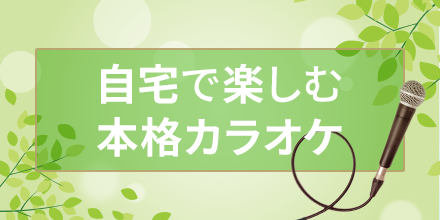 自宅で楽しむ本格カラオケ